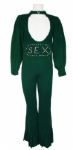 James Brown Stage Worn Green "S.E.X" Jumpsuit c. 1976